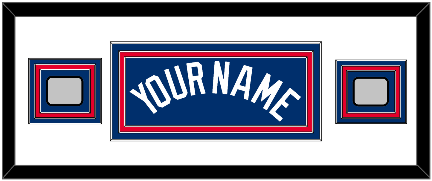 Los Angeles Name & 2 World Series Champions Patches - Alternate Road Blue - Premier Tier 4