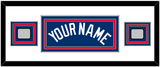 Los Angeles Name & 2 World Series Champions Patches - Alternate Road Blue - Triple Mat 4