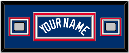 Los Angeles Name & 2 World Series Jersey Patches - Alternate Road Blue - Premier Tier 6