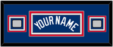 Los Angeles Name & 2 World Series Champions Patches - Alternate Road Blue - Triple Mat 6