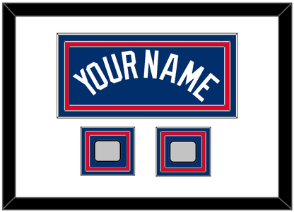 Los Angeles Name & 2 World Series Jersey Patches - Alternate Road Blue - Premier Tier 3