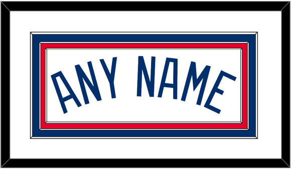 Los Angeles Name - Home White - Triple Mat 1