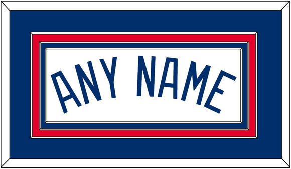 Los Angeles Name - Home White - Triple Mat 2