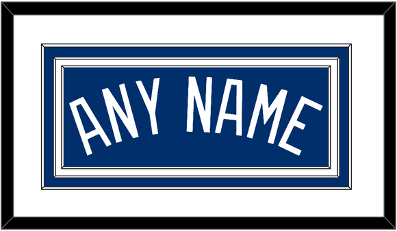 Los Angeles Name - Alternate Road Blue - Triple Mat 1