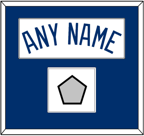 Los Angeles Name & World Series Champions Patch - Home White (2007-2023) - Single Mat 1