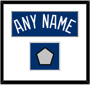 Los Angeles Name & World Series Champions Patch - Alternate Road Blue - Single Mat 1