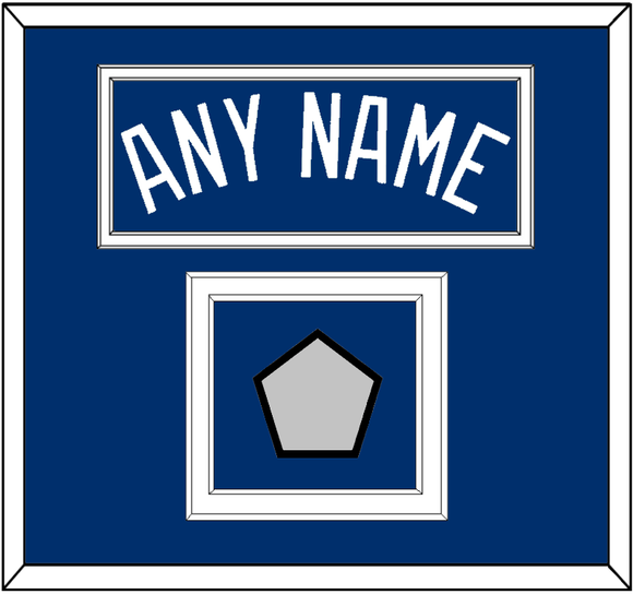 Los Angeles Name & World Series Champions Patch - Alternate Road Blue - Double Mat 2