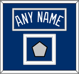 Los Angeles Name & World Series Jersey Patch - Alternate Road Blue - Double Mat 2