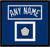 Los Angeles Name & World Series Jersey Patch - Alternate Road Blue - Double Mat 2