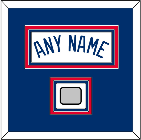 Los Angeles Name & World Series Jersey Patch - Home White (2007-2023) - Triple Mat 3