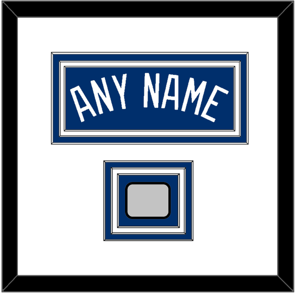 Los Angeles Name & World Series Jersey Patch - Alternate Road Blue - Triple Mat 1