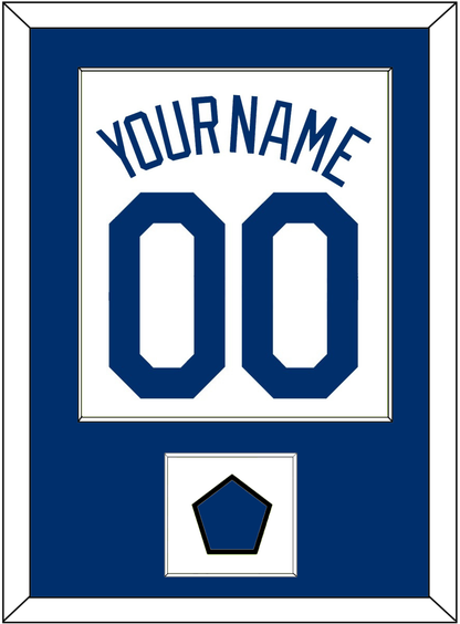 Los Angeles Name, Number & Logo Patch - Home White (2007-2023) - Essential Tier 1