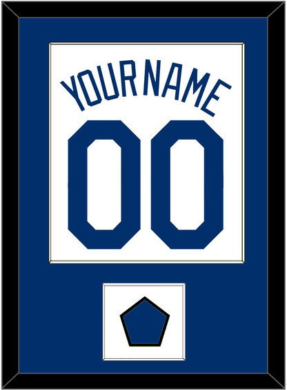 Los Angeles Name, Number & Logo Patch - Home White (2007-2023) - Essential Tier 1