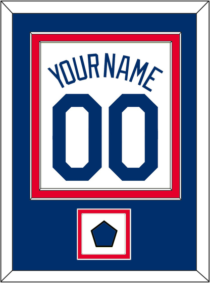 Los Angeles Name, Number & Logo Patch - Home White (2007-2023) - Signature Tier 2