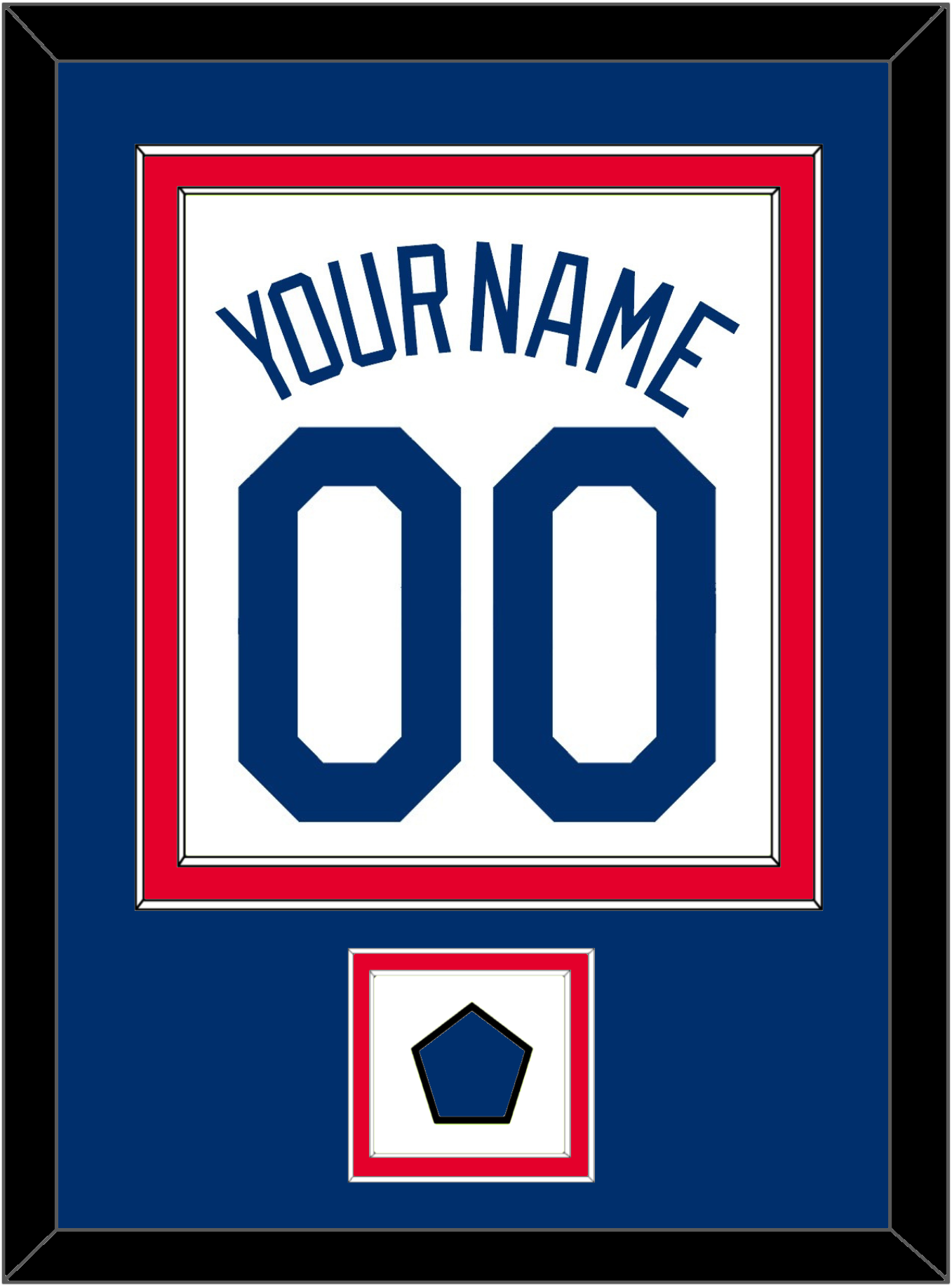 Los Angeles Name, Number & Logo Patch - Home White (2007-2023) - Signature Tier 2
