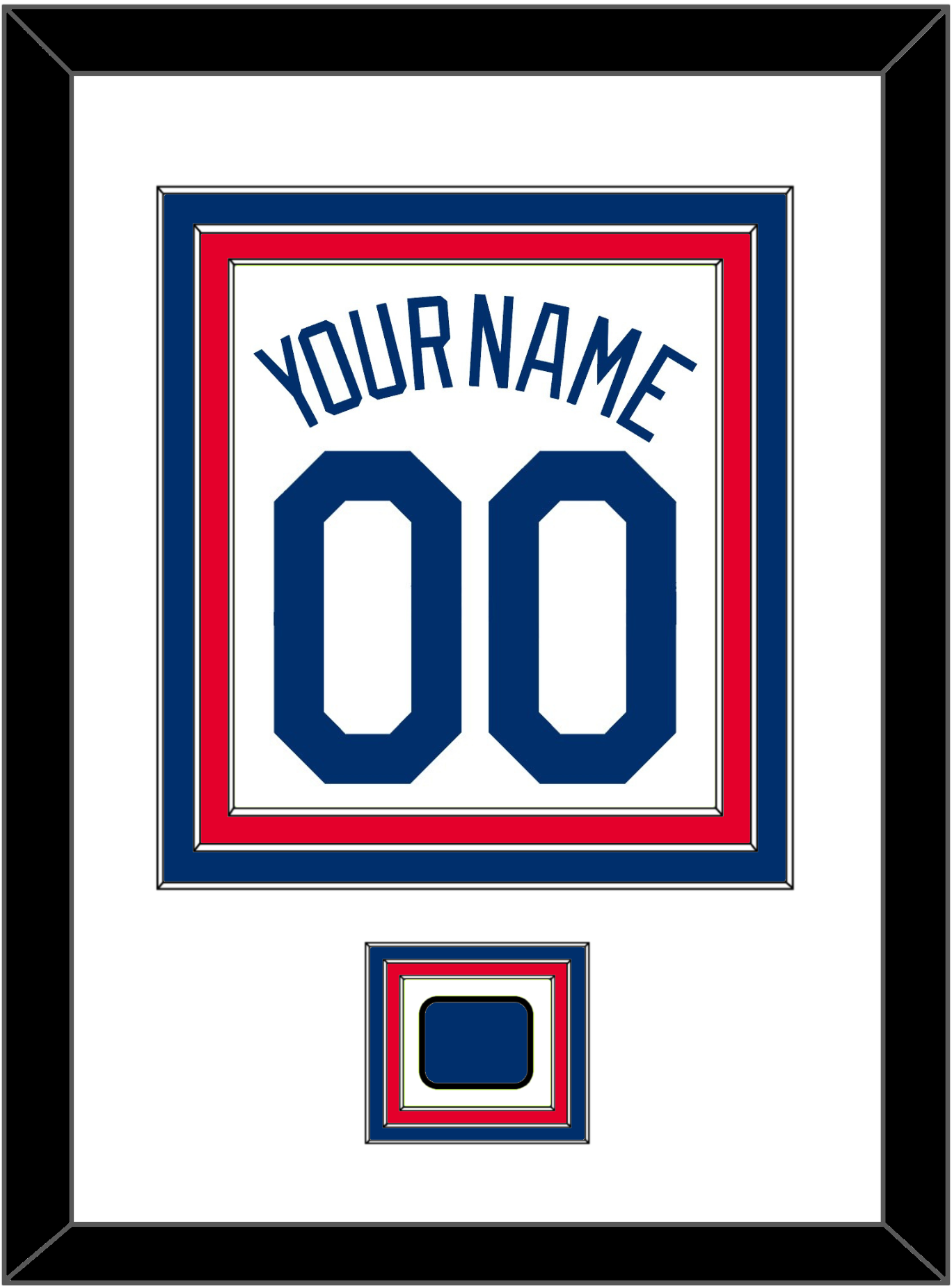 Los Angeles Name, Number & Logo Patch - Home White (2007-2023) - Premier Tier 1