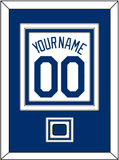 Los Angeles Name, Number & Logo Patch - Home White (2007-2023) - Triple Mat 2