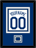 Los Angeles Name, Number & Logo Patch - Home White (2007-2023) - Triple Mat 2