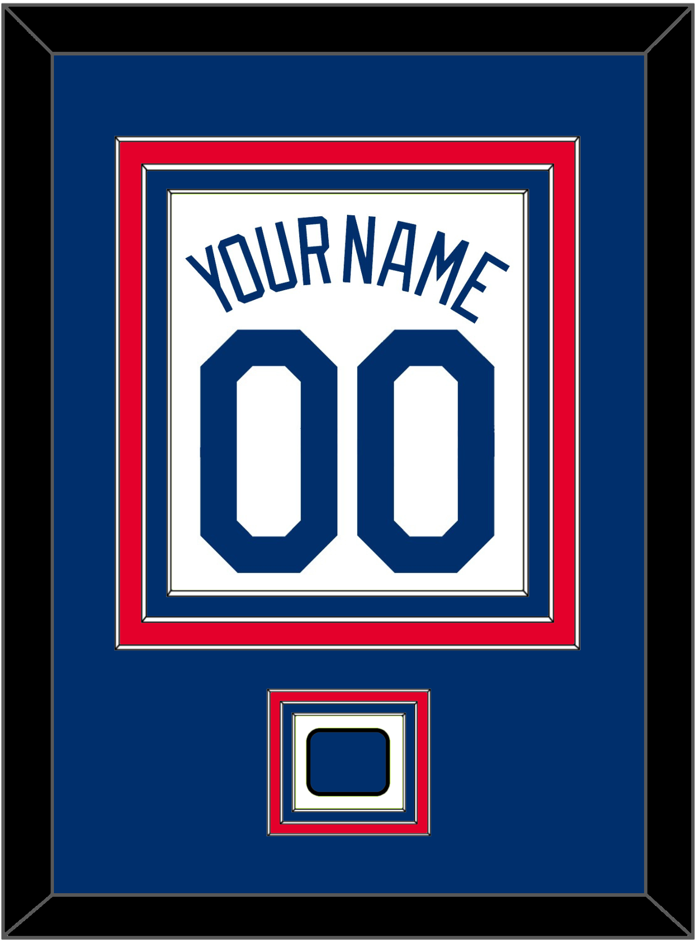 Los Angeles Name, Number & Logo Patch - Home White (2007-2023) - Premier Tier 3