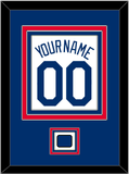 Los Angeles Name, Number & Logo Patch - Home White (2007-2023) - Triple Mat 3