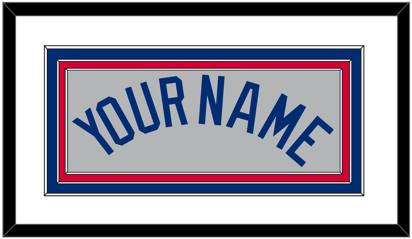 Los Angeles Name - Road Gray - Premier Tier 1