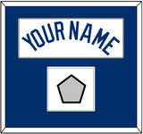 Los Angeles Name & World Series Jersey Patch - Home White - Single Mat 1
