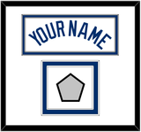 Los Angeles Name & World Series Champions Patch - Home White - Double Mat 1