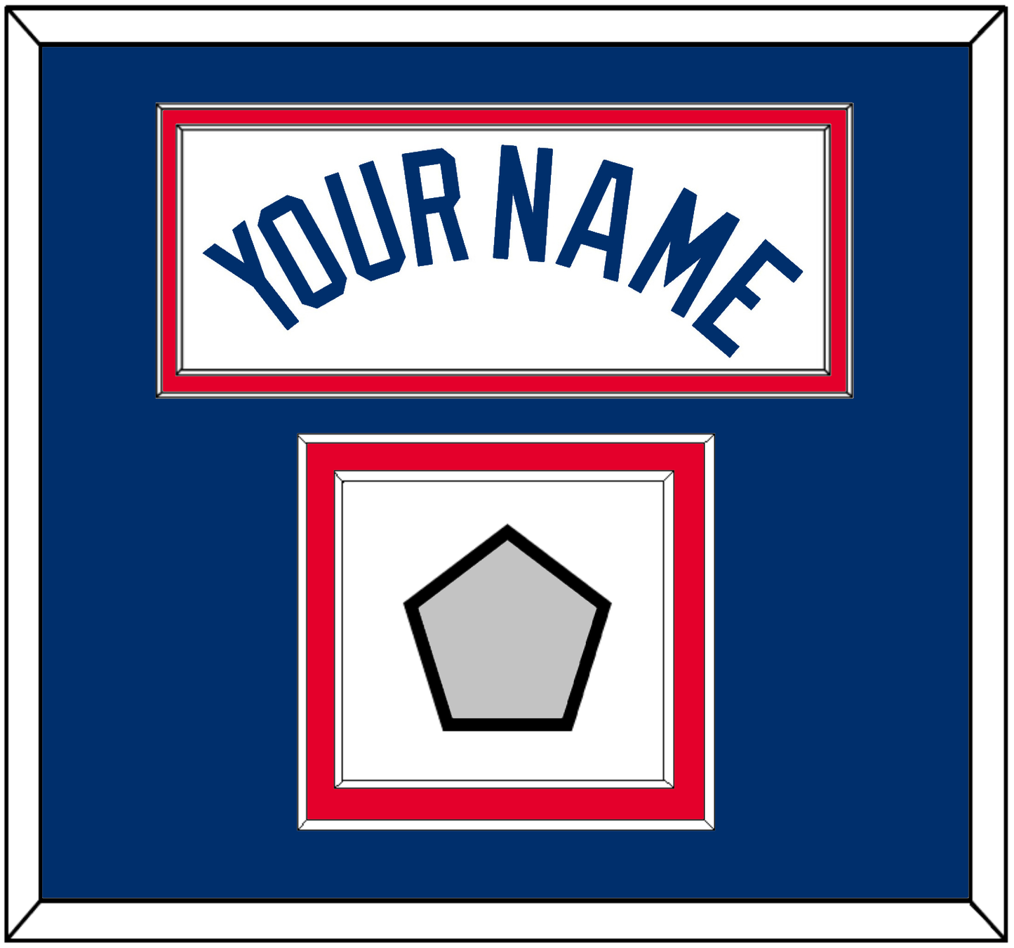 Los Angeles Name & World Series Jersey Patch - Home White - Signature Tier 2