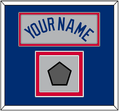 Los Angeles Name & World Series Jersey Patch - Road Gray - Signature Tier 2