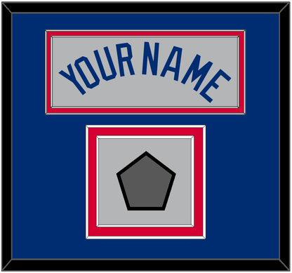 Los Angeles Name & World Series Jersey Patch - Road Gray - Signature Tier 2