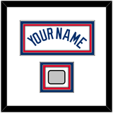 Los Angeles Name & World Series Jersey Patch - Home White - Triple Mat 1