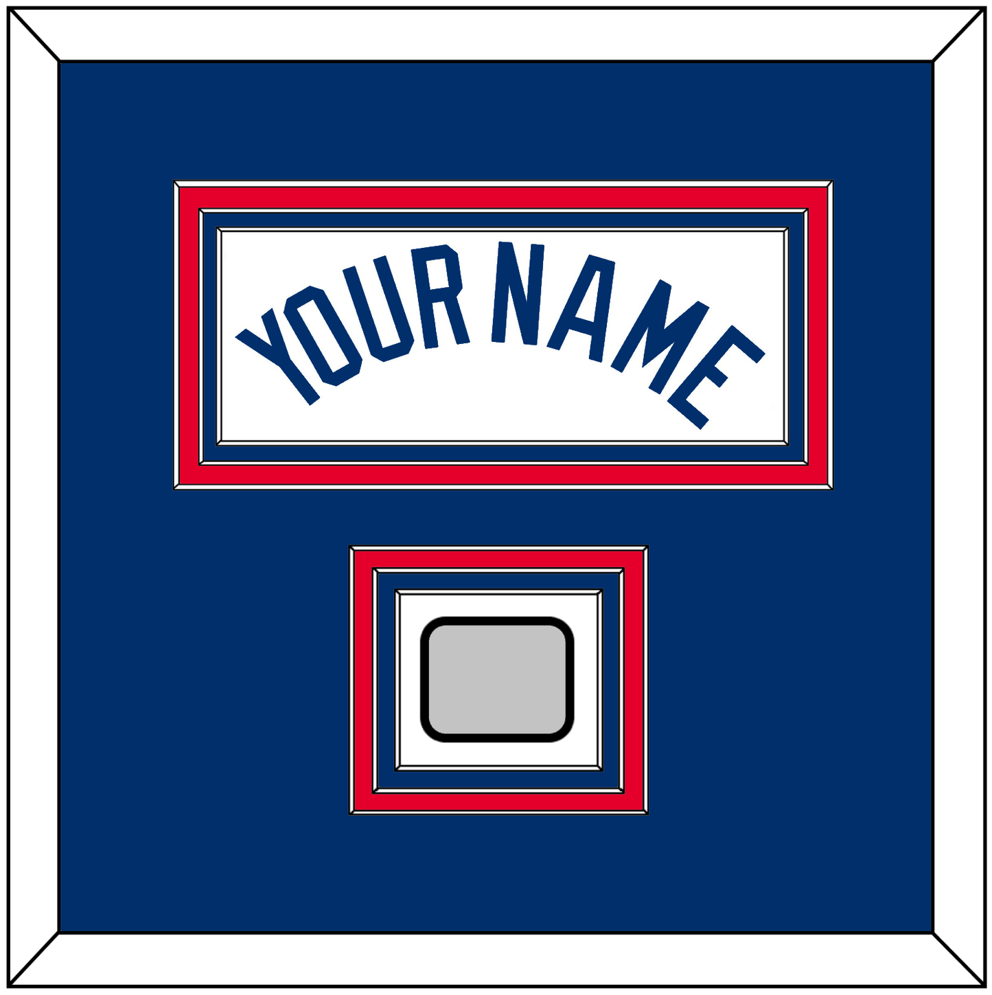 Los Angeles Name & World Series Jersey Patch - Home White - Premier Tier 3
