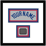 Los Angeles Name & World Series Jersey Patch - Road Gray - Triple Mat 1