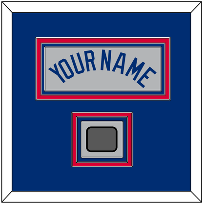 Los Angeles Name & World Series Champions Patch - Road Gray - Premier Tier 2