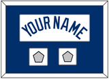 Los Angeles Name & 2 World Series Champions Patches - Home White (2007-2023) - Single Mat 1