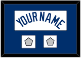 Los Angeles Name & 2 World Series Champions Patches - Home White (2007-2023) - Single Mat 1