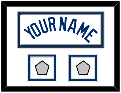 Los Angeles Name & 2 World Series Jersey Patches - Home White - Signature Tier 1