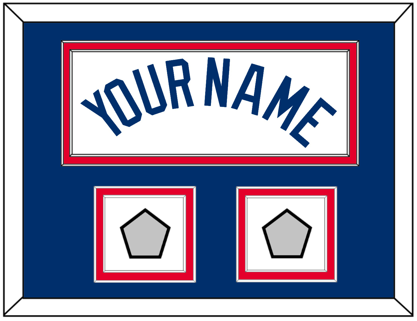 Los Angeles Name & 2 World Series Jersey Patches - Home White (2007-2023) - Signature Tier 3