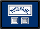 Los Angeles Name & 2 World Series Jersey Patches - Home White - Triple Mat 3