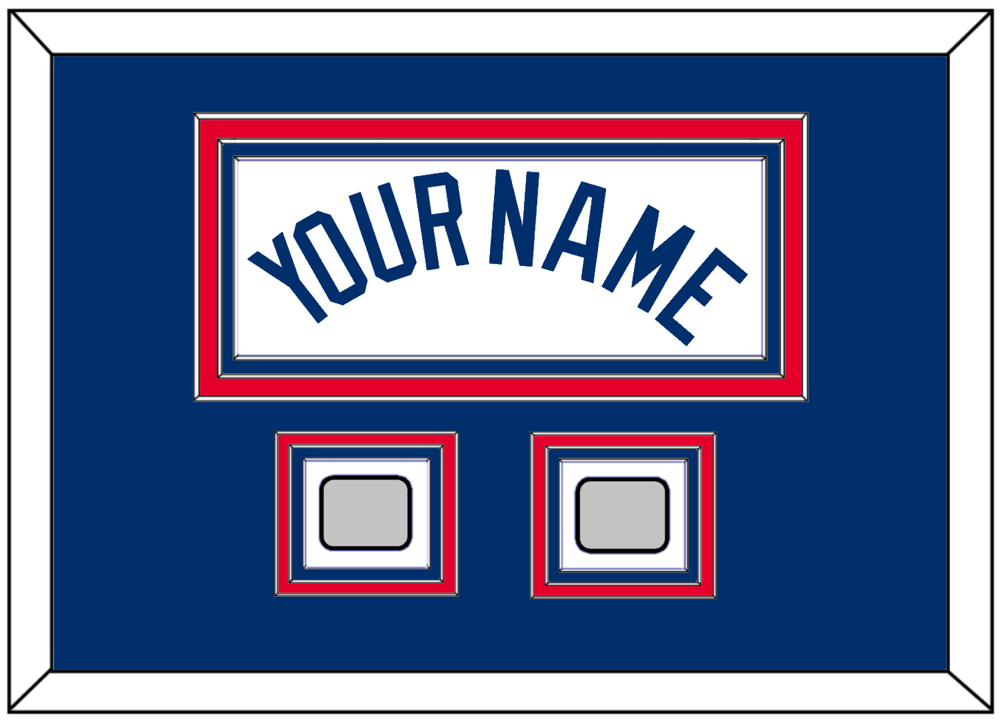 Los Angeles Name & 2 World Series Champions Patches - Home White - Premier Tier 5