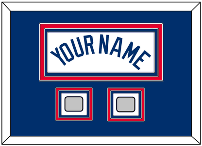 Los Angeles Name & 2 World Series Champions Patches - Home White - Premier Tier 5