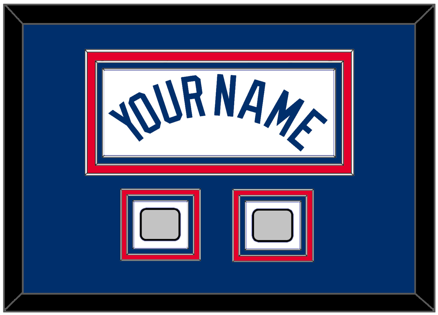 Los Angeles Name & 2 World Series Jersey Patches - Home White - Premier Tier 5