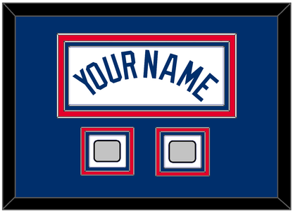 Los Angeles Name & 2 World Series Jersey Patches - Home White - Premier Tier 5