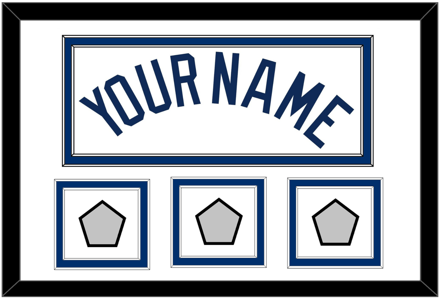 Los Angeles Name & 3 World Series Champions Patches - Home White - Signature Tier 1