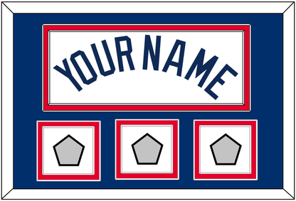 Los Angeles Name & 3 World Series Champions Patches - Home White - Signature Tier 2