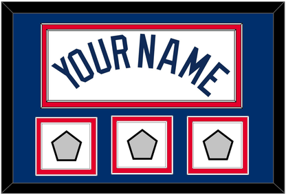 Los Angeles Name & 3 World Series Champions Patches - Home White - Signature Tier 2