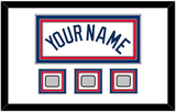 Los Angeles Name & 3 World Series Jersey Patches - Home White (2007-2023) - Triple Mat 1