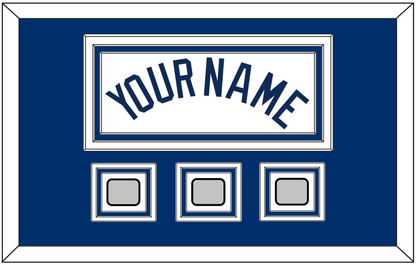 Los Angeles Name & 3 World Series Champions Patches - Home White - Premier Tier 2
