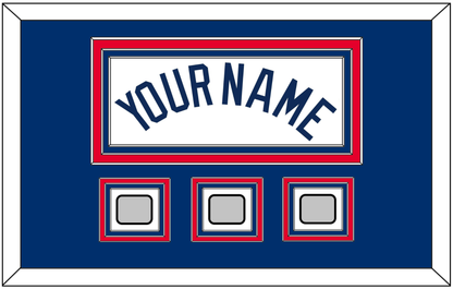 Los Angeles Name & 3 World Series Jersey Patches - Home White - Premier Tier 3