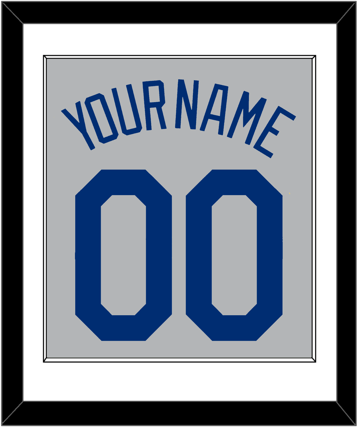 Los Angeles Name & Number - Road Gray - Essential Tier 1